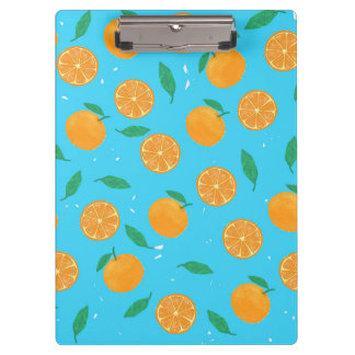 Porte-bloc Orange Love, carnet avec motif d'été