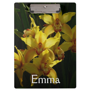 Porte-bloc Orchidées Jaunes Sunlit Floral