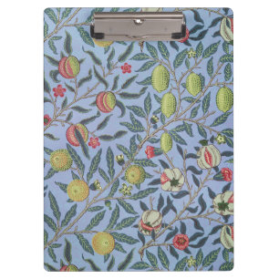 Porte-bloc Ornement Bleu Grenade Fruit William Morris