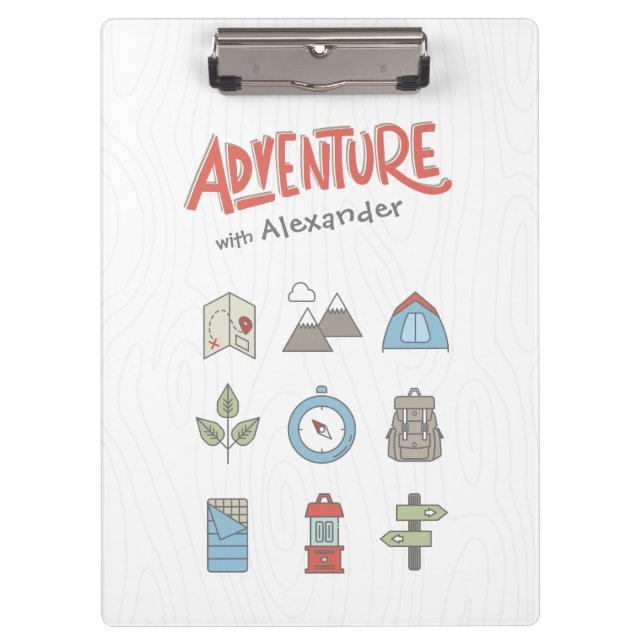 Porte-bloc Outdoor Adventure Camping (Devant)