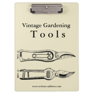 Porte-bloc Outils de jardinage vintages Pruners Porte - bloc