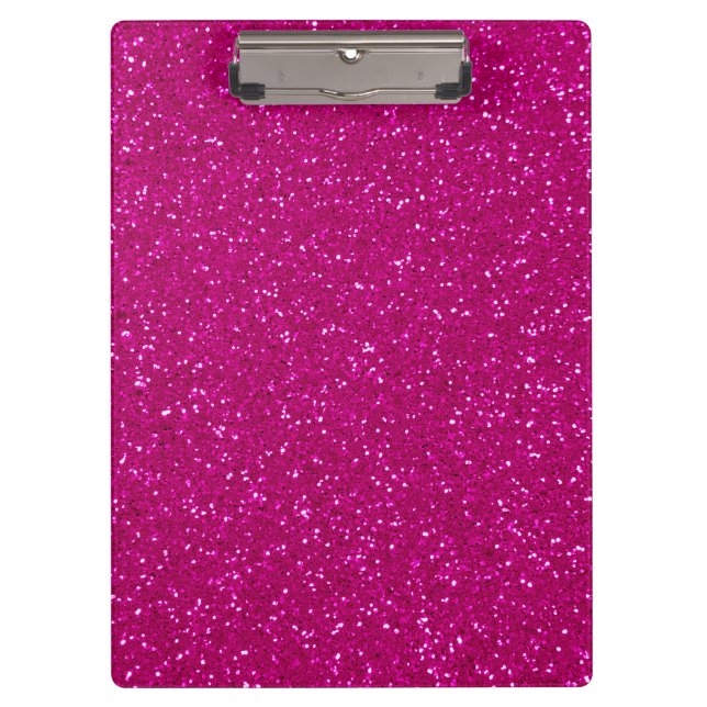 Porte-bloc Paillette rose (Devant)