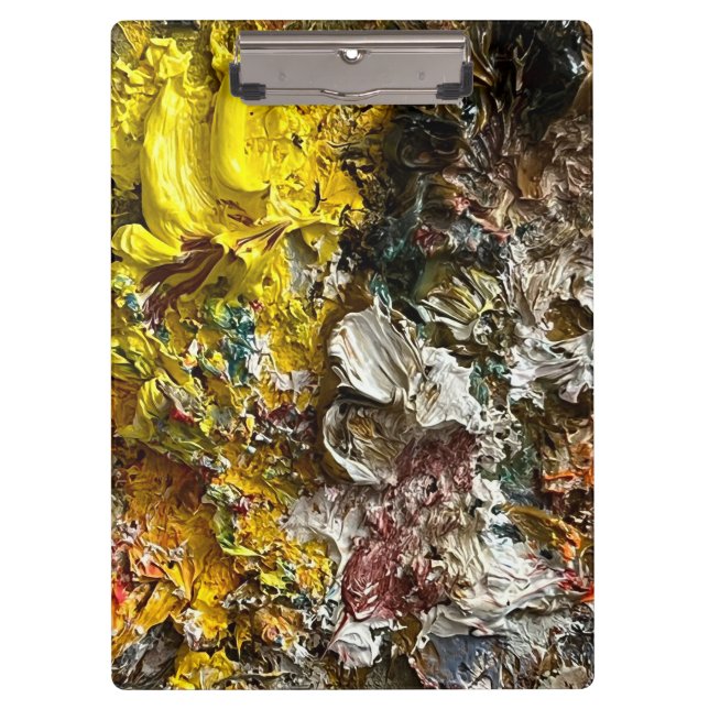 Porte-bloc Palette de l'artiste #1 (Devant)