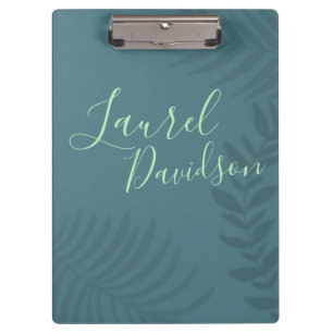 Porte-bloc Palm ombragé Turquoise