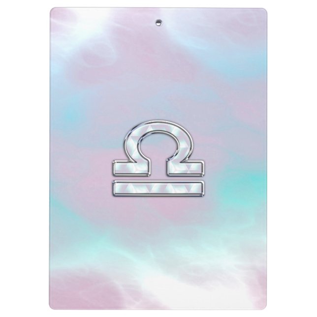 Porte-bloc Panneau Libra Mère de style perle (Dos)