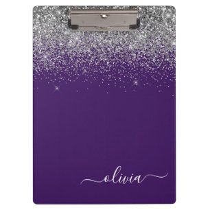 Porte-bloc Papier à lettres Monogramme Fille Glam Strass Arge