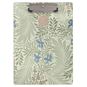 Porte-bloc Papier peint floral de William Morris Larkspur
