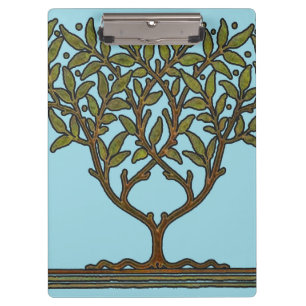 Porte-bloc Papier peint frise d'arbre de William Morris