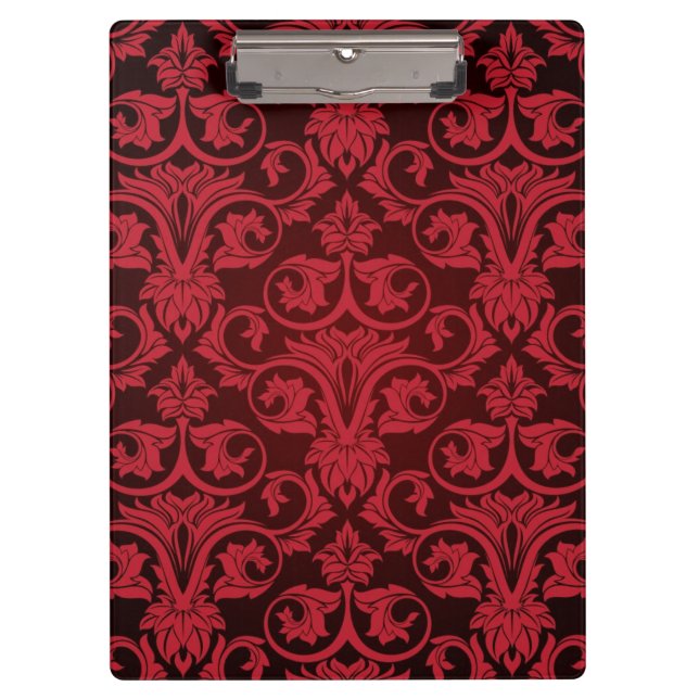 Porte-bloc Papier peint rouge 2 (Devant)