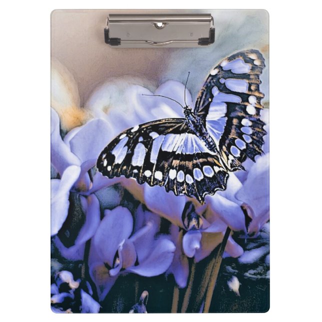 Porte-bloc Papillon bleu (Devant)