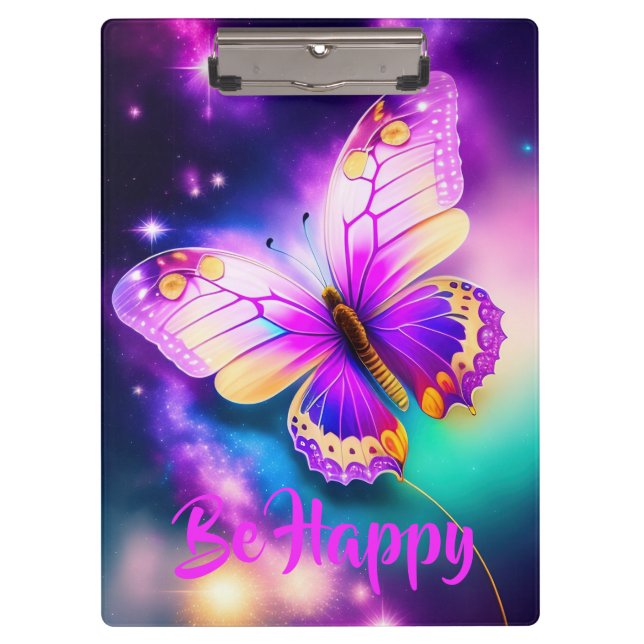 Porte-bloc papillon coupé porte - bloc violet foncé (Devant)