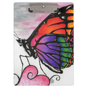 Porte-bloc Papillon Monarque Arc-en-Ciel Original Fantastique
