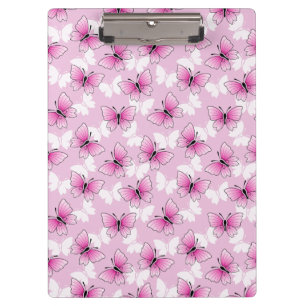 Porte-bloc Papillon Rose Joli