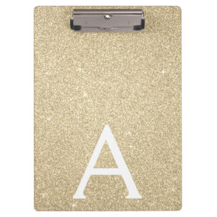Porte-bloc Parties scintillant Gold de luxe et école Sparkle 