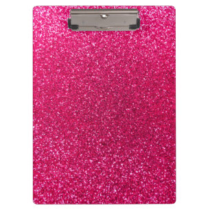 Porte-bloc Parties scintillantes de rose rose