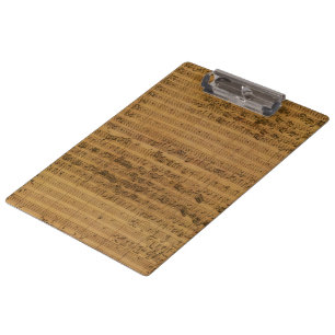 Porte-bloc Partition vintage de Johann Sebastian Bach
