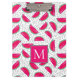 Porte-bloc Pastèque au néon sur le motif de graines