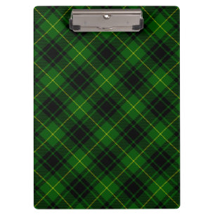 Porte-bloc Pâte verte de tartan MacArthur