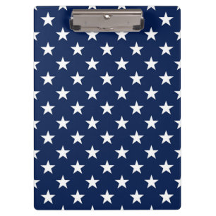 Porte-bloc Patriotic Navy Bleu USA Drapeau étoiles Motif