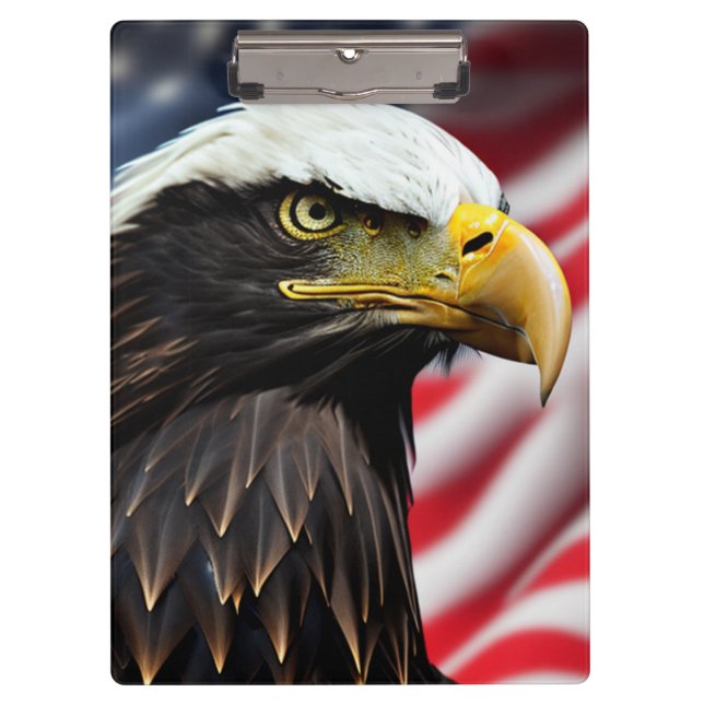 Porte-bloc Patriotique/Aigle/Américain/USA (Devant)