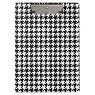 Porte-bloc Patters de Black and White Large Houndstooth