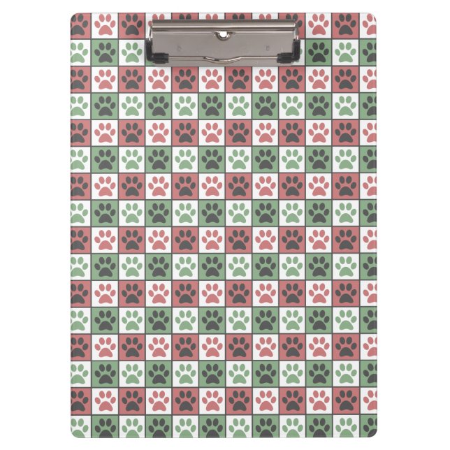 Porte-bloc Patters de Red and Green (Devant)