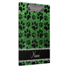 Pattes vertes nommées faites sur commande de chien