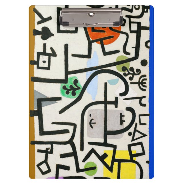 Porte-bloc Paul Klee Rich Harbour Expressionnisme Abstrait (Devant)