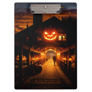 Porte-bloc Paysage d'Halloween cinq
