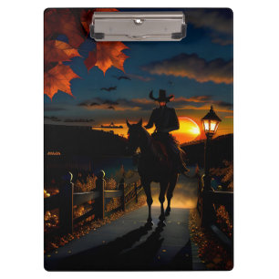 Porte-bloc Paysage d'Halloween sept