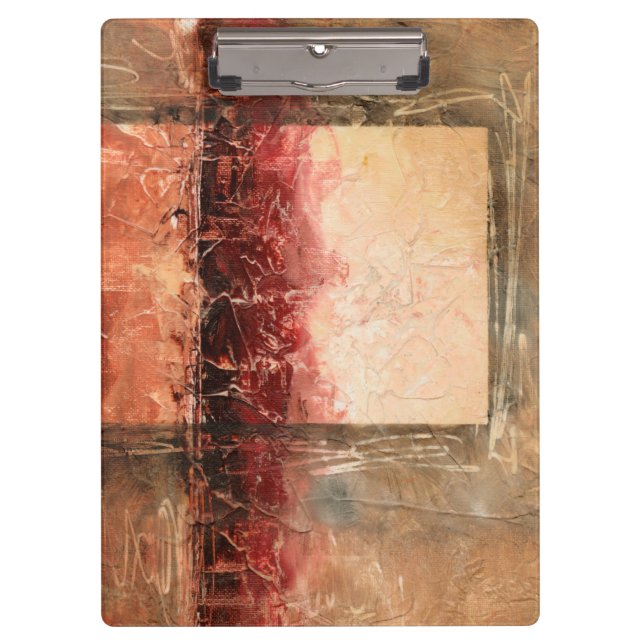 Porte-bloc Paysage rouge Abstrait (Devant)