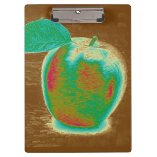 Porte-bloc Peinture à la pomme verte
