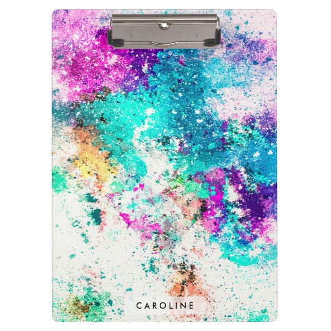 Porte-bloc Peinture Abstraite mignonne (Devant)