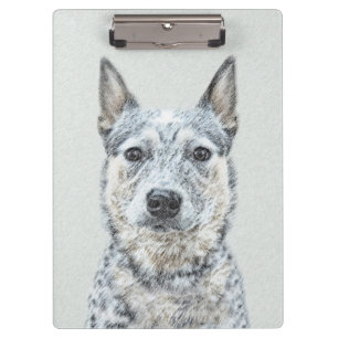 Porte-bloc Peinture australienne sur le chien de bétail - Bea