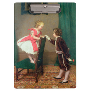 Porte-bloc Peinture classique vintage d'enfants victoriens