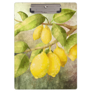 Porte-bloc Peinture de citrons