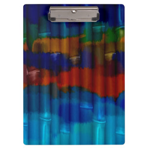 Porte-bloc Peinture en bambou acrylique 2