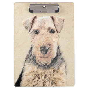 Porte-bloc Peinture galloise Terrier - Cute Original Chien Ar