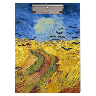 Porte-bloc Peinture impressionniste des champs de blé de Van 