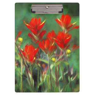 Porte-bloc Peinture indienne de pinceau - Art Fleur original