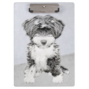 Porte-bloc Peinture Tibétaine Terrier - Cute Original Chien A