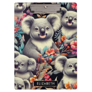 Porte-bloc Peinture vintage Cute Koala