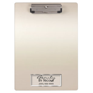 Porte-bloc Perle de scintillement doré Élégant Chic Glam Pers