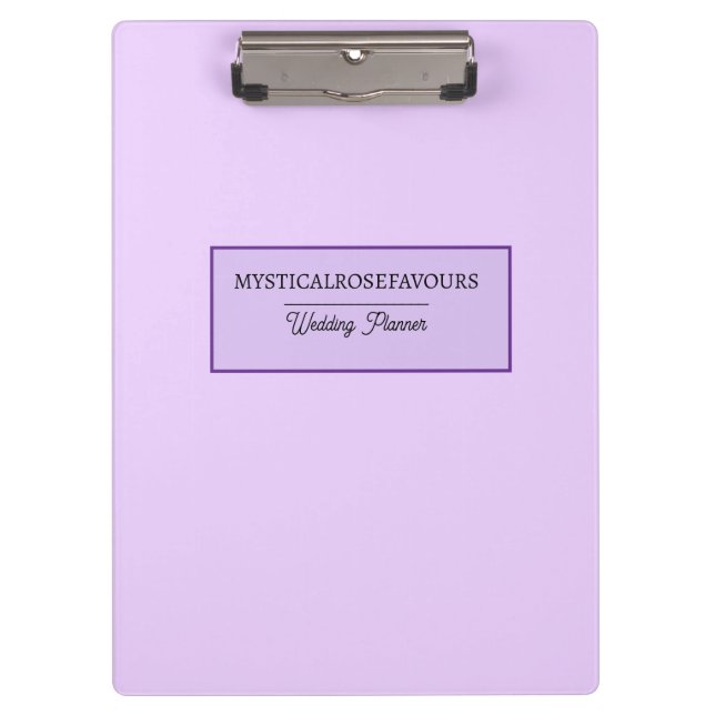 Porte-bloc Personalised Pink Lavender (Devant)