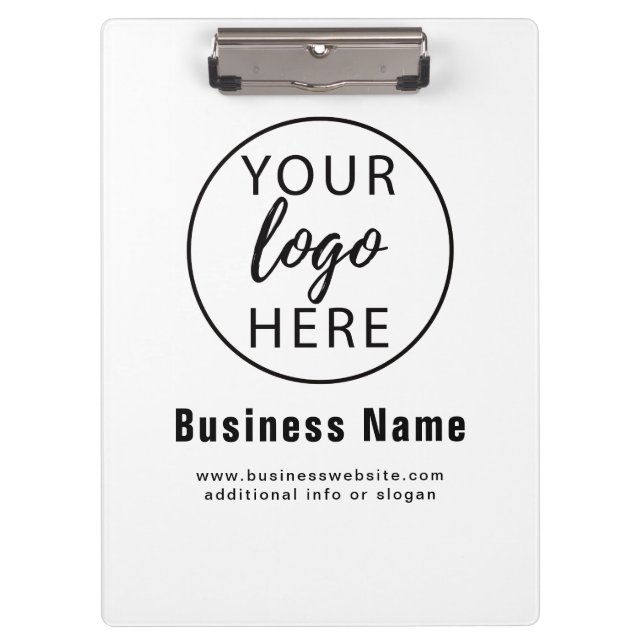 Porte-bloc personnalisé au logo de l'entreprise (Devant)