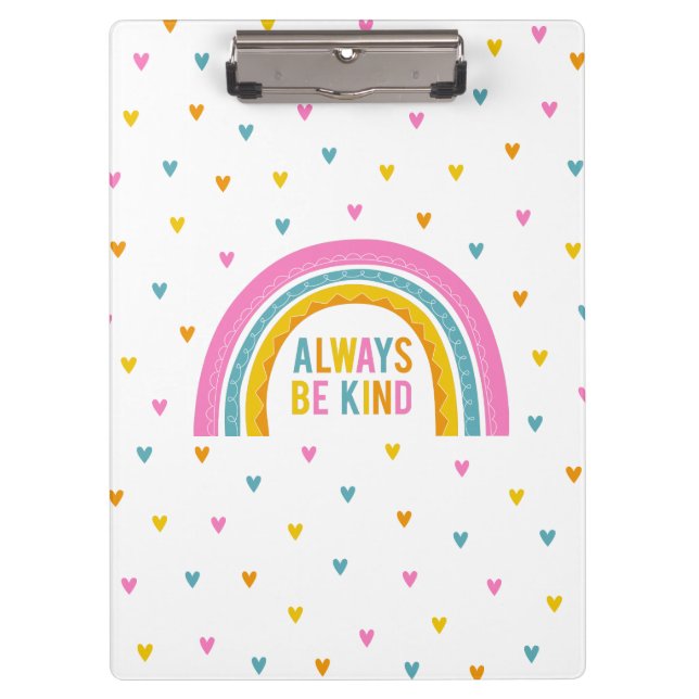 Porte-bloc Personnalisé Be Kind Rainbow (Devant)