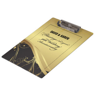 Porte-bloc Personnaliser, 50e anniversaire de mariage religie