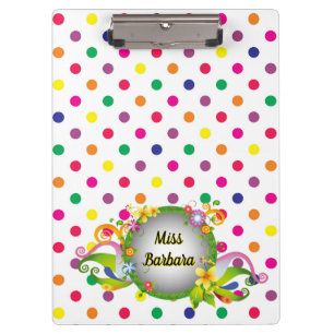 Porte-bloc Personnaliser des points colorés