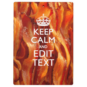 Porte-bloc Personnalisez ceci avec Keep Calm et Sizzling Baco