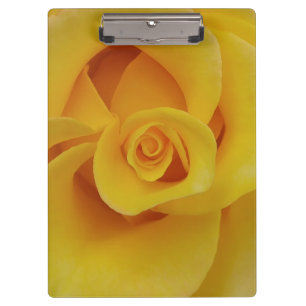 Porte-bloc Pétales de rose jaune romantiques